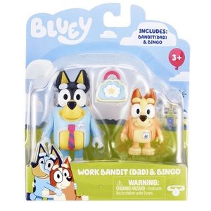 Work Bandit (Dad) & Bingo Story Starters Figure/ Toy - New In Box